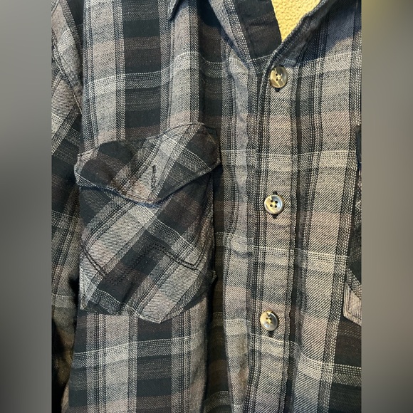 Gave Matt - Wrangler XL VINTAGE FLEECE LINED WINTER THICK plaid unisex men’s - Picture 4 of 9